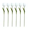 Decoratieve bloemen 6pcs Tulp bloem kunstmatige boeket nep trouwdecoratie echt aanraking