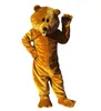 Mascotte di orso bruno animale Costumi da cartone animato Abbigliamento Abbigliamento Carnivale per adulti Abbigliamento pubblicitario promozionale per adulti