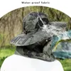 3pcsset Men Cappello bucket con velo a scialle mimeti di sabbia estiva prevenzione di sabbia da 12 cm Sun Armina impermeabile Capotte da pesca all'aperto 240417