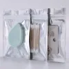 Aluminium folie plastic ritssluiting zakken duidelijke hersluitbare mylar zipperpakketten zakje voor elektronische accessorie mobiele telefoon kabel ll