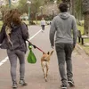Dispensateur de sac de merde pour chien 2 en 1 porte-gaspillage pour animaux de compagnie Doggy Avocado Shape Portable Silicone