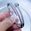 Braceux de luxe de haute qualité bijoux en carter pour les femmes bracelets à la mode mélange les couleurs de haute qualité en zircon complet bracelets