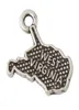 Cały modny stop US West Virginia Map Charms American State DIY Charms 1618 mm AAC0278288511