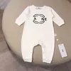 Rompers 100% coton C bébé Designer de luxe Ranger Newborn sets Nouveaux combinaisons de marques de marque garçons de garçons