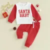 Sets Christmas Baby Clothes 2pcs Autumn Girls Boys Tenues