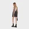 Abiti casual di base Designer Brand Brand Superior Triangle Logo Dress 2023s primavera/estate Nuovo Nylon Black Nylon Sprensione senza schienale xjqe