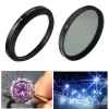 Filters 37mm CPL Star Filter Cell Phone Mobile Camera Lens Polarizer Filters Universal Clip 15X Macro Lens Smartphone Accessories Set