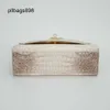 Designer Himalayan Style Women Handbag 7A Crocodile Leather New Siamese Belly Bag Generation FashionableJ1Y2