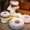 Kissen 45/70 cm Donut geformtes Sitzkissen gefülltes Spielzeugauto Matten Plüsch Kissenstuhl Sofa Kissen Kawaii Zimmerdekor für Kinder Erwachsene