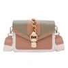 SOLUS CHOURI Contrasta Colore in pelle Crossbody for Women 2024 da viaggio Fashion Simple Messenger Bag Ladies Cross Body