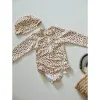 Badkläder flickor badkläder långärmad solskydd baby en bit baddräkt barn baby badväskor bikini mayo maillot de bain enfant fille