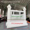 Casa di rimbalzo bianca gonfiabile all'ingrosso Pvc Bouncy Bouncy Castle Jumping Bouncer Wedding Jumper Uso commerciale per bambini