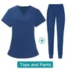 Uniform Set for Doctors and Nurses in Beauty Salon Pet Hospital Dental Clinic Operating Room Stylish Work 240418