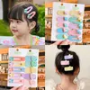 Haarzubehör 5 PCs/Set Baby Girls Süßigkeiten Farbe Herz Blume Ornament Haare Clips Kinder Süßes Bogen Barrettes Haarnadel Kinder Haarzubehör Accessoires