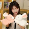 Peluş bebekler mini tavşan peluche oyuncaklar sevimli tavşan bebekleri doldurulmuş yumuşak hayvan oyuncak ev odası dekorasyon süsleri kızlar doğum günü hediyesi2404