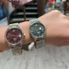 المصمم Vivianes Westwood Empress Dowager Xis New Wine Red Broken Blue Saturn Watch Watch watch watch watch watch watch and Quartz Watch Watch Watch