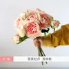 Kwiaty dekoracyjne Symulacja retro kwiat salonu telewizja szafka