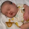 Lalki 20 cali Reborn Doll Kit Ashia noworodka śpiące dziecko referze się miękkie niedokończone niepomalowane części lalki ręcznie robione zabawki lalki