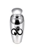 Infinite dog paw print pendant small cremation urn for pet ashes keepsake exquisite pet aluminum alloy ashes holder 5 colors2002756