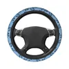 Coperchio del volante del coperchio per auto blu da 38 cm Accessori colorati di auto-stile Butterfly Anti-Slip