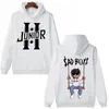 Hoodies femininos 2024 Júnior H Sad Boyz Hoodie Man Mulher Harajuku Hip Hop Tops Tops Sweatshirt Music Fãs do presente