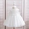 Fille robe bébé 1er anniversaire baptême robe blanche grand arc princesse née le baptême du nourrisson po