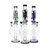 Phoenix Glass Hookah Bubbler Recycler Bongs Removable Freezable Glycerin Helix Coil Water Pipe with 14mm Joint Chilled Smoking Shisha unique bongs 18 inches