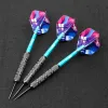 Darts Steel Dart Metal Spring O Rings+6 PVC Axles+Extra flygningar, 3st House Hard Tip Dart Set för nybörjare