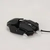 Möss 5600DPI Wired Gaming Mechanical Gaming Mouse Metal Laptop USB Chicken Special Ro Black Mouse For Boy