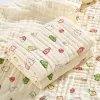 sets 6 Layers Baby Blanket Children's Gauze Bath Towel Cotton Newborn Super Soft Absorbent Bath Cover Blanket Bedding Baby Swaddle