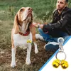 犬の首輪首輪charm charm bell子犬猫ペンダントアクセサリー留め金真鍮のキーチェーン