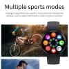 Regarde de nouvelles femmes intelligentes pour Samsung 1.5 '' IPS Affichage vocal appelant la surveillance de la santé 70+ modes sportifs Men Waterproof Smart Watch