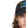 Luxury Hat Fashion Designer Cap Baseball Cap Luxury Fashion Märke Mens Black Surfer Baseball Hat Washed Black