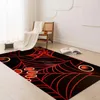 カーペットハロウィーンの雰囲気のテーマスタイルフェイスクロス素材長方形の床マットエントランスリビングルーム寝室の出入り口