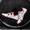 Calzado Santic de fibra de carbono Sole Road Cycling Shoes Antiskid Professional Racing Bicycle Autopasos zapatos para bicicleta Zapatos