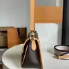 Tote bag high definition Summer Old Flower Method Stick HOBO Underarm Single Crossbody Genuine Leather Womens Physical Belt