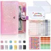 Color Glitter Cover Money Saving Plan Loose-leaf Notebook Multi-functional Student Household Daily Expenditure Book