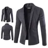 Heren Jackets Fashion Business Jacket Coat Casual Turn Down Collar Cardigan Men Accessoire