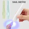 Kits Mini Portable Salon Quick Dry USB Nail Dryer Machine Home Phototherapy Tools Professional UV LED Nail Lamp Mini Flashlight Pen