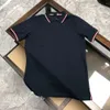 Mens polo High End marka haftowa z krótkim rękawem bawełniana koszulka polo men s t-koszulka koreańska odzież modowa lato luksusowy najwyższy rozmiar m-2xl