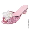 Обувь для девочек мультфильм кожа детская обувь замороженная принцесса детская обувь девочка платье платье снежной королевы 240410