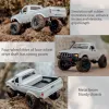 AUTO WPL C241 Auto su vasta scala RC 1:16 2.4G 4WD Crawler Crawler Electric Cuggera di arrampicata Luce LED ONDROAD 1/16 per Giochi per regali per bambini