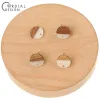Beads Cordial Design 100Pcs 14*14MM DIY Accessories/Natural Wood/Earrings Stud/Round Shape/Hand Made/Jewelry Findings & Components