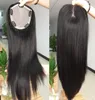 56inch Slik Base Human Hair Topper Natural Black color Clip in Pieces Toupee for Women 120 density1224968