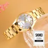 Нарученные часы Skmei Japan Movement Luxury Quartz Watches для женщин Thin Lady Hour Ladies Reloj Mujer Fashion Simple Quartz Women Watch 1620 240423