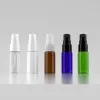 Bottles 50pcs 15ml Empty Mini Travel Bottles Plastic with Lotion Pump Clear Shampoo Pet Bottles Wholesale 0.5 Oz Cosmetics Packaging