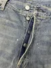 Blue Jeans Men Women Unisexe 1: 1 Best Quality Streetwear Denim Pantal