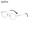 Sonnenbrillen Frames dofta titanium optische Brille Männer Square Ultraleichte Myopie verschreibungspflichtige Brille Rahmen männlich 5719