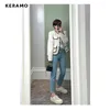 Женские джинсы Harajuku Высокая талия винтажные Slim 2024 весенний летние пеналицы в стиле уличная одежда