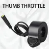 Accessories 36/48V Electric Bike Ebike Thumb Throttle For Bafang G340 BBS01 BBS02 HD G320 M615 M400 M500 M510 M600 M800 M820 M620 M410 Motor